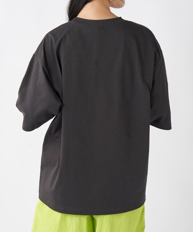 OP／FILA 【Kappa】ルーズフィット テニスグラフィックTシャツ ブラック