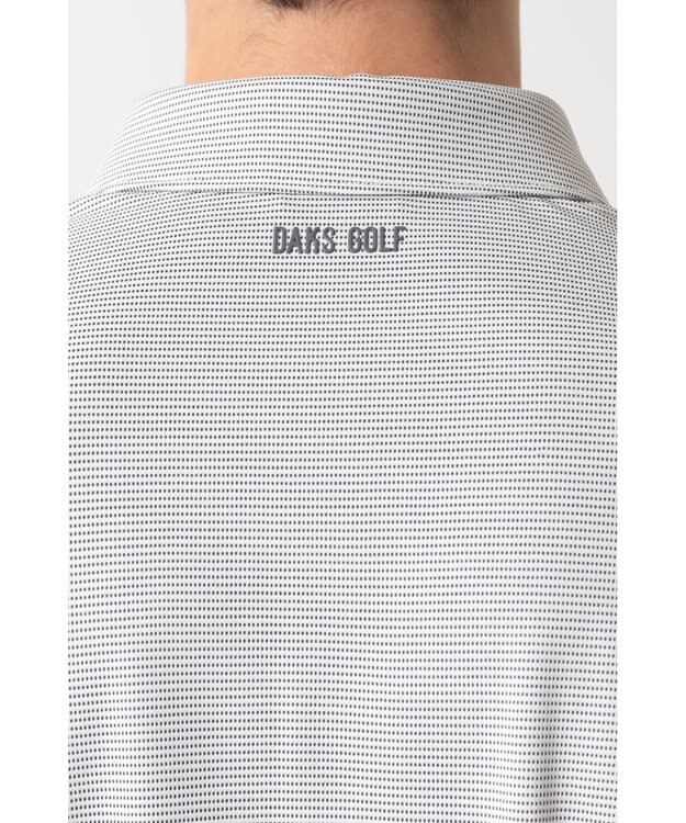 DAKS DAKS GOLF ツートン冷感半袖ポロシャツ グレー