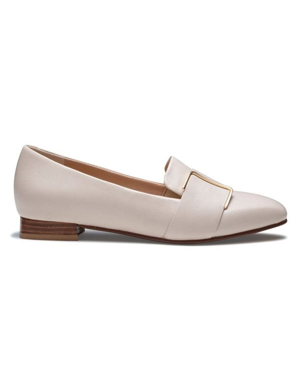 REGAL FOOT COMMUNITY 【リーガルレディース】F36R バックルフラットシューズ フラットシューズ アイボリー