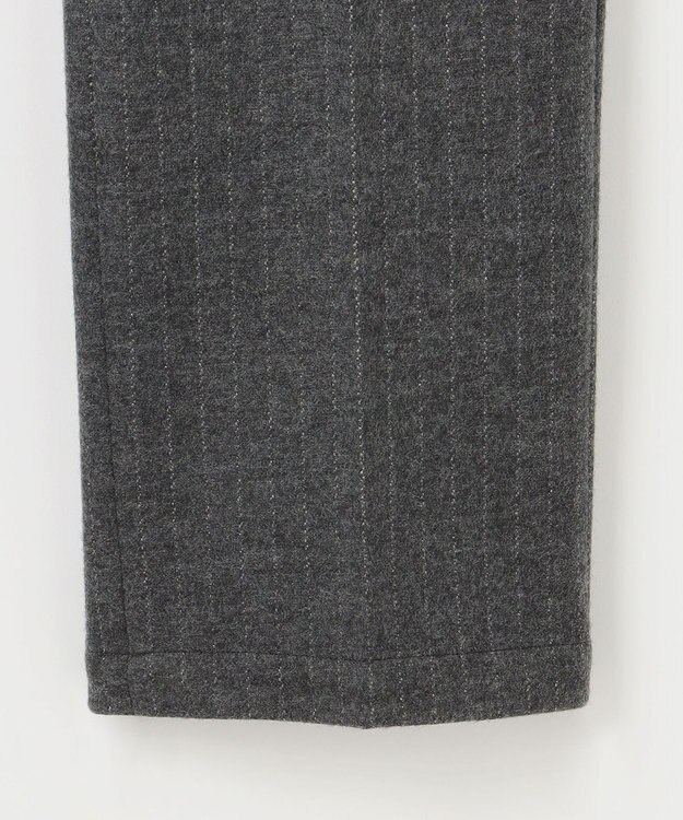 JOSEPH ABBOUD 【キングサイズ・軽量/ストレッチ/尾州産ジャージー素材】ウールミルドジャージータック パンツ グレー系1