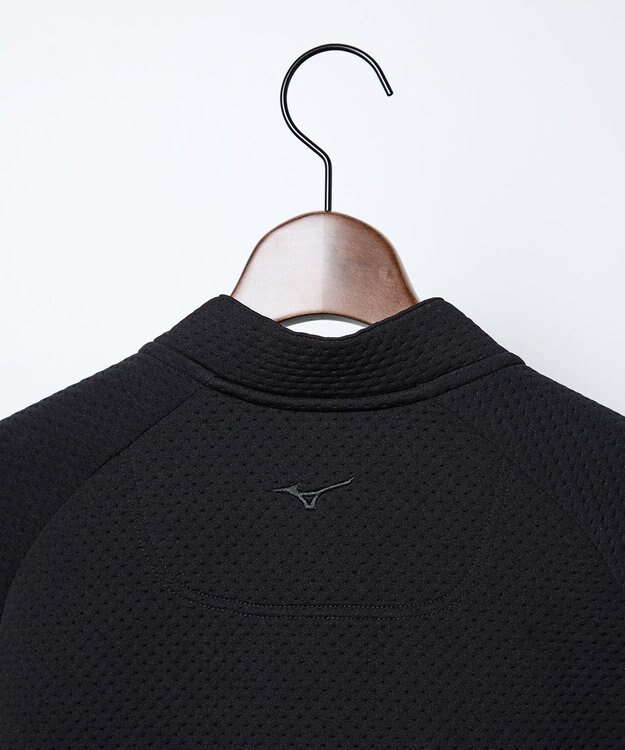 JOSEPH ABBOUD MOUNTAIN 【雑誌掲載/吸湿発熱/保温】 ミズノコラボ BREATH-THERMOハーフZIPプルオーバー ブラック系