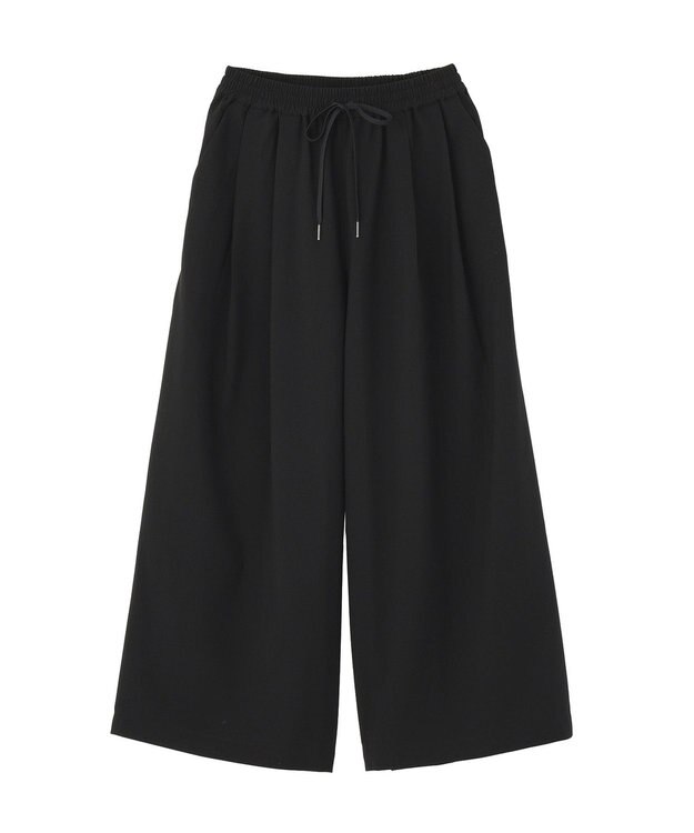 AMERICAN HOLIC 【マルチ機能】ドライタッチワイドパンツ Black