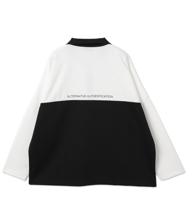 WEGO ドルマンポンチハーフZIPT（LS） ホワイト