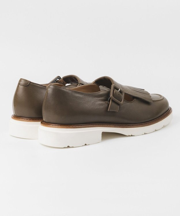 BONTRE 【LucaGrossi/ルカグロッシ】キルトデザインローファー/K328M-US カーキ