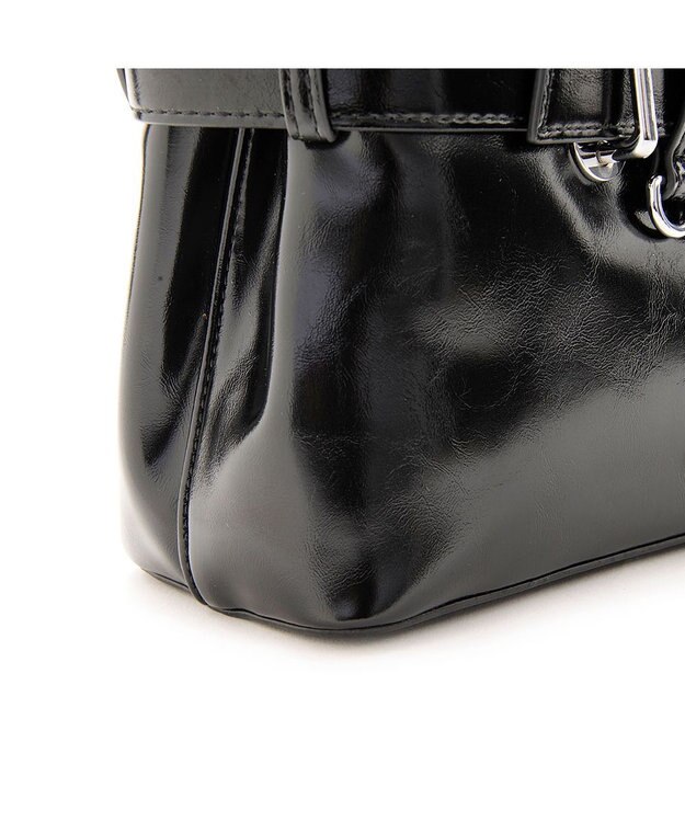 MioFIRANO バックルベルトハンドバッグ　FIRANO フィラノ BLACK