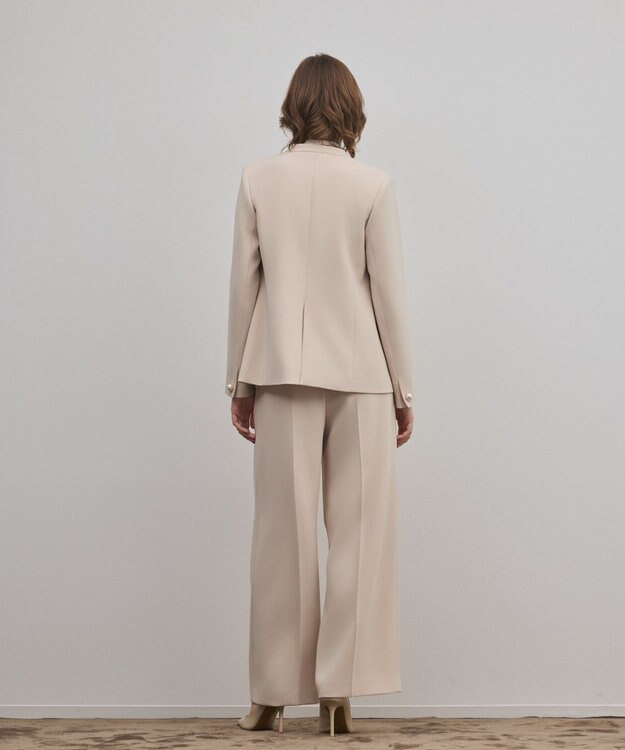 GRACE CONTINENTAL トリアセワイドパンツ ベージュ