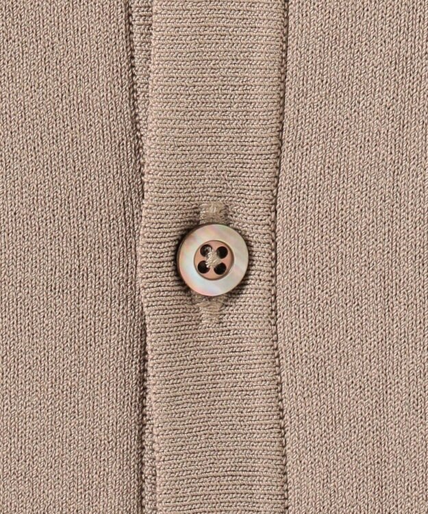 J.PRESS LADIES 【洗える】シャインバックキュプラ ニット ブラウン系