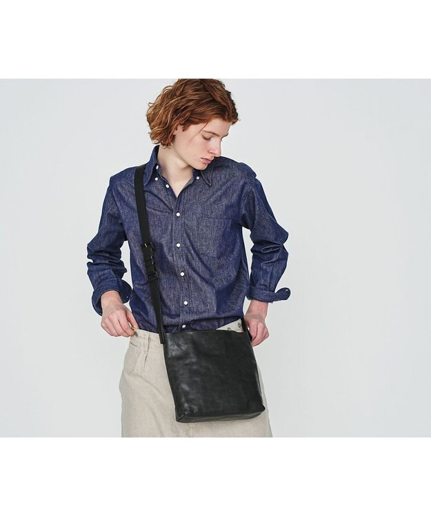 genten ルヴィド ショルダーバッグ ダークグレー