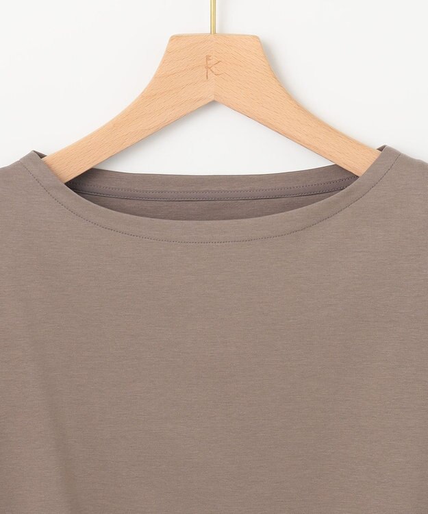 組曲 L 【接触冷感】コンビネーションポンチデザイン カットソー カーキ系