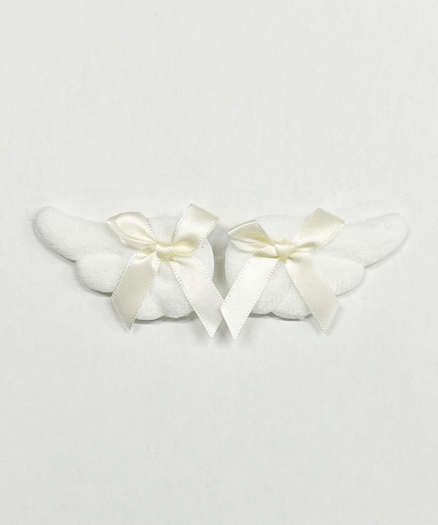 WEGO L2Pリボン羽クリップ オフホワイト