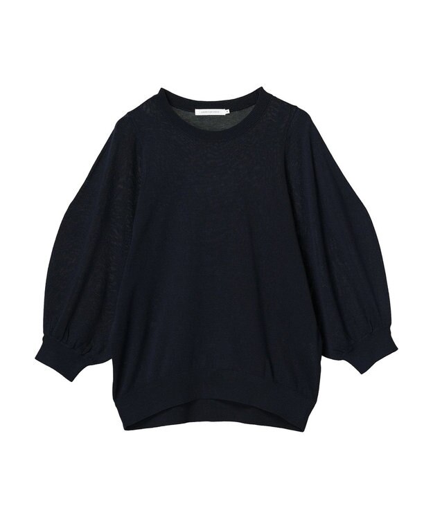 AMERICAN HOLIC ドルマンハイゲージニットプルオーバー Navy