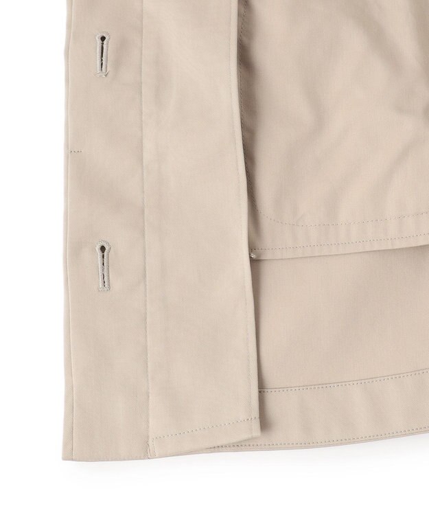 UNFILO Aライン スプリングコート ベージュ