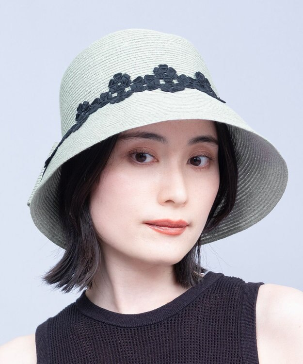 ATRENA ＲＵＢＡＮ　ＢＲＡＩＤ　ＨＡＴ ブルー