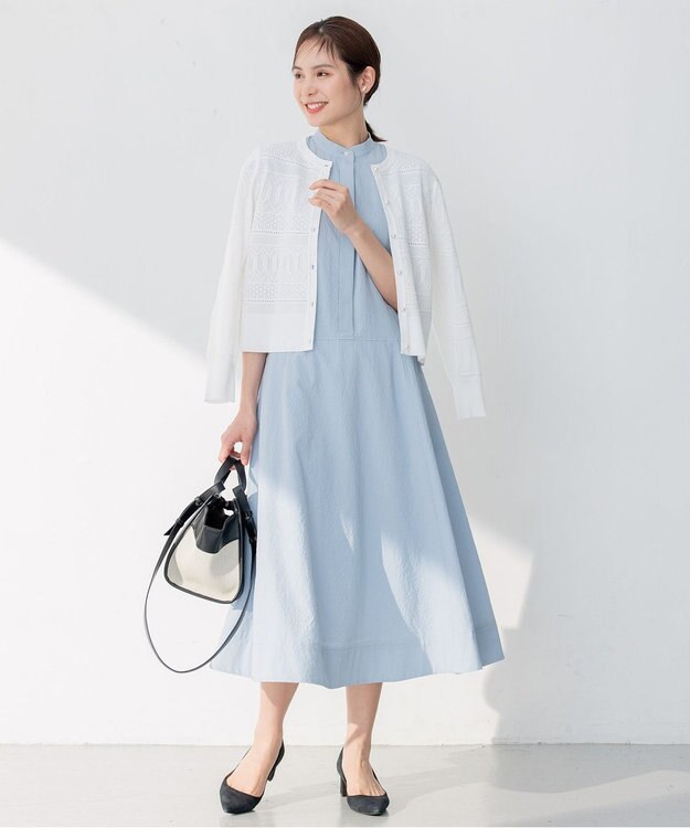 組曲 【2SET・WEB限定】編地ニット ツインセット アイボリー系