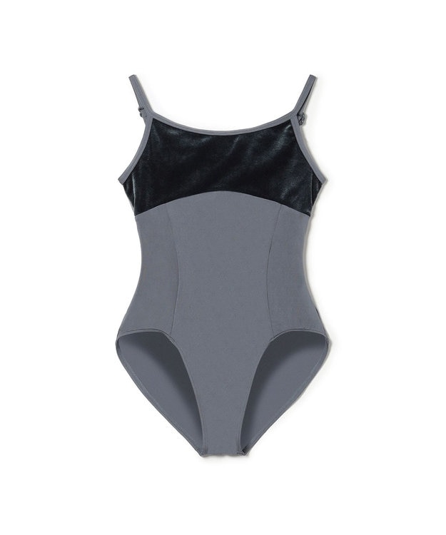 Chacott キャミソールレオタード アッシュグレー