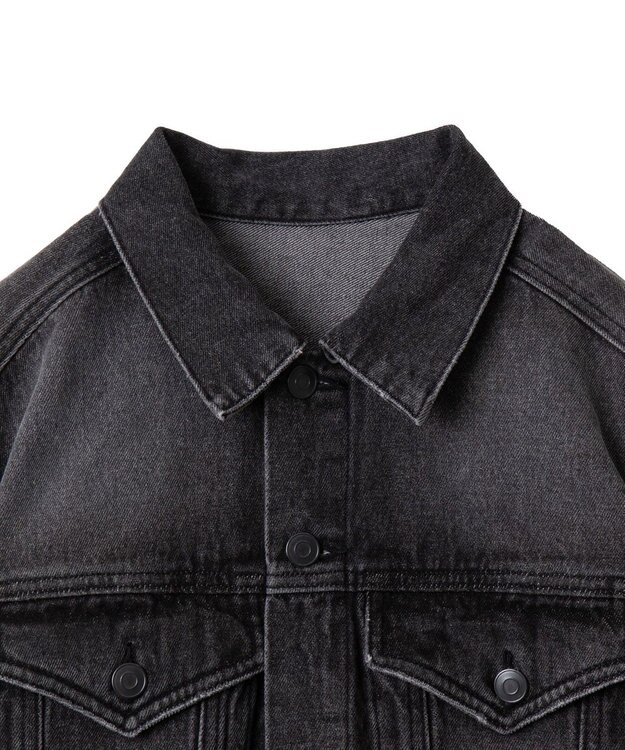 WEGO 【ユニセックス着用ITEM】BIGデニムジャケット デニムブラックソノタ