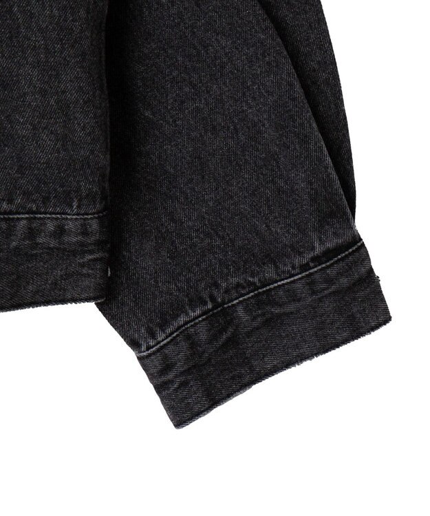 WEGO 【ユニセックス着用ITEM】BIGデニムジャケット デニムブラックソノタ