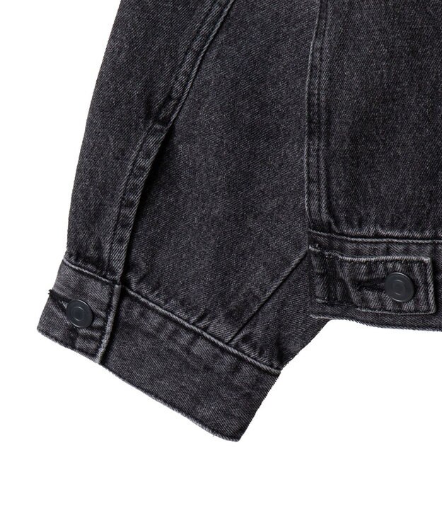 WEGO 【ユニセックス着用ITEM】BIGデニムジャケット デニムブラックソノタ