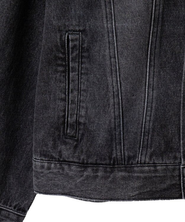 WEGO 【ユニセックス着用ITEM】BIGデニムジャケット デニムブラックソノタ