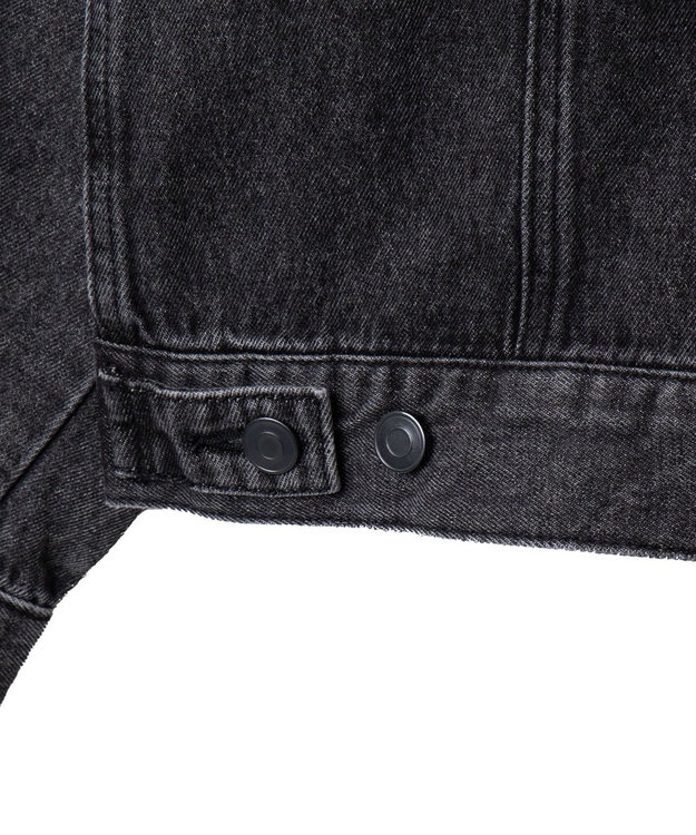 WEGO 【ユニセックス着用ITEM】BIGデニムジャケット デニムブラックソノタ