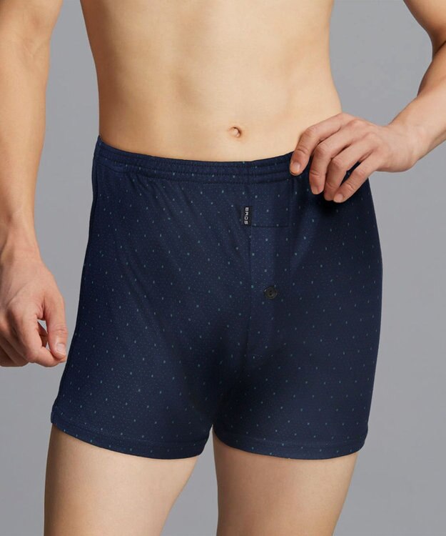 WACOAL MEN トランクス なめらかな肌ざわり やわらかなはき心地 前開き 下着 メンズ GT7071 /ブロス バイ ワコールメン グリーン