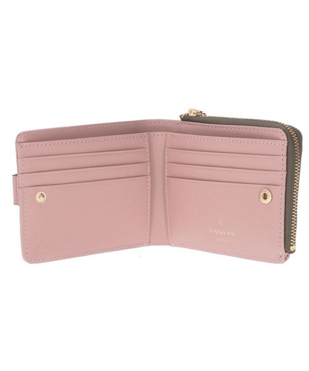 LANVIN en Bleu シャリテ ラウンド二つ折り財布 ピンク