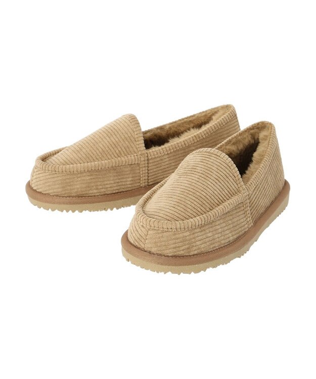 Green Parks ・ｒｉｃｈ　ｂｌｕｅ　ムートンスリッポン Beige