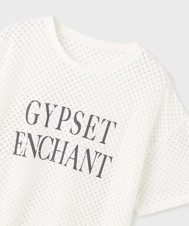 GRACE CONTINENTAL クラッシュロゴTシャツ ホワイト