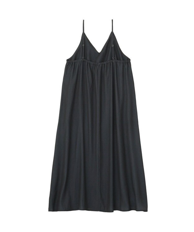 AMERICAN HOLIC サイドシャーリングVネックドットキャミワンピース Gray