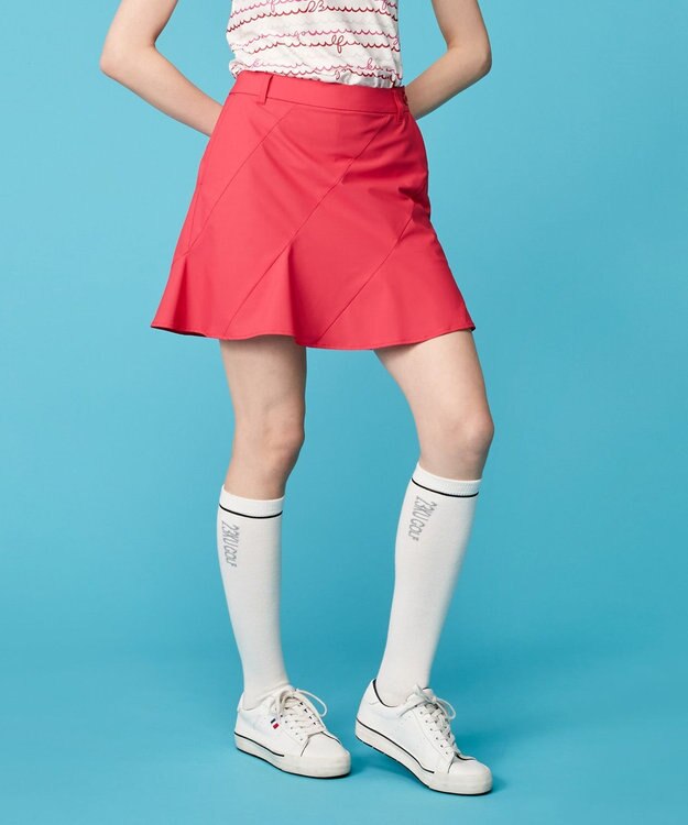 一押しスカート【WOMEN】ASKIN フリルスカート UVケア 多機能で見た目
