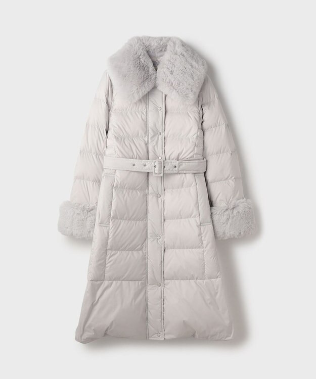 GRACE CONTINENTAL ファーカラーロングダウン キナリ