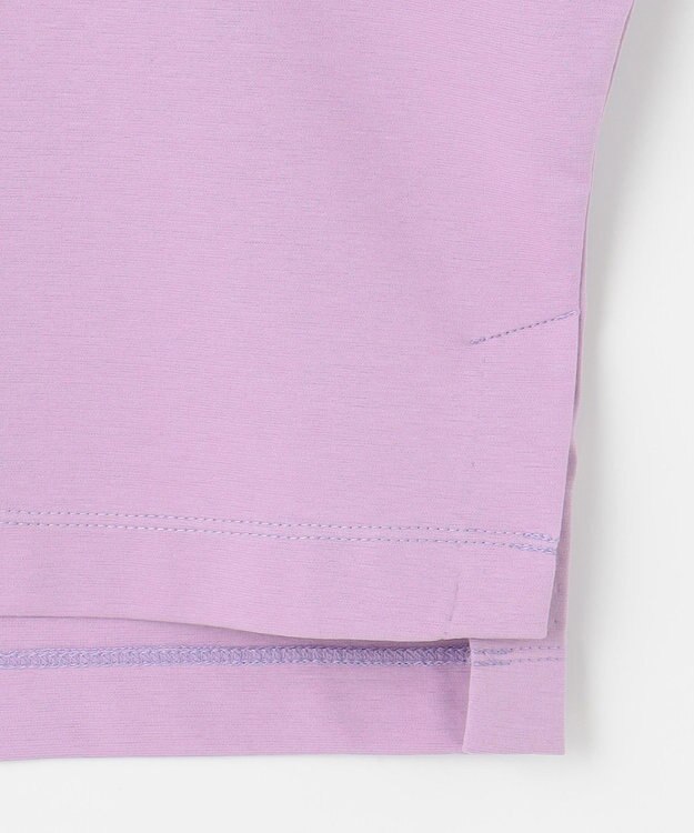 J.PRESS LADIES L TCポンチ ニットコンビ ドルマン カットソー ラベンダー系