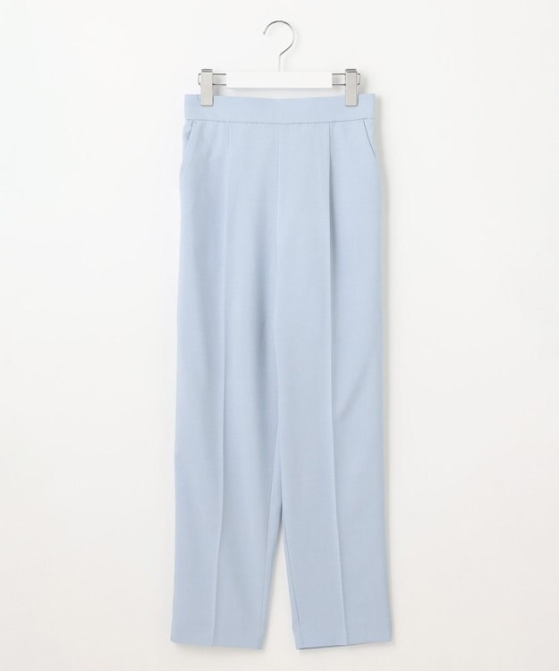 Feroux 美シルエットカラーテーパード パンツ スカイブルー系