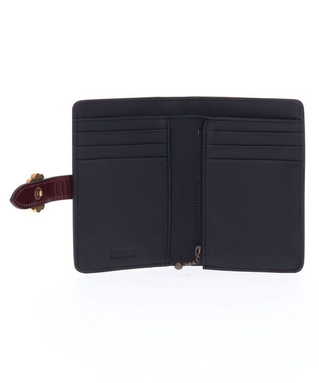 ANNA SUI ロジェ 内ファスナーミニ財布 ワイン