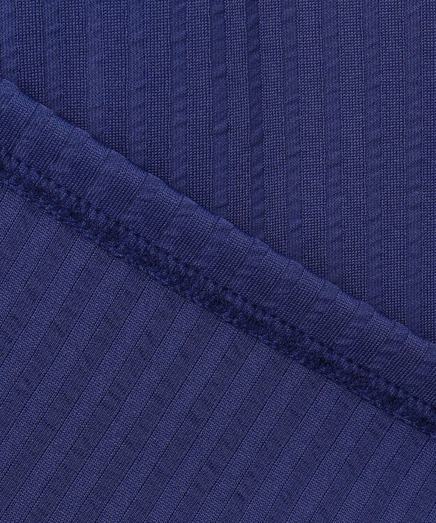 23区GOLF 【MEN】【吸水速乾/UVカット】サッカージャージーポロシャツ ダルブルー系