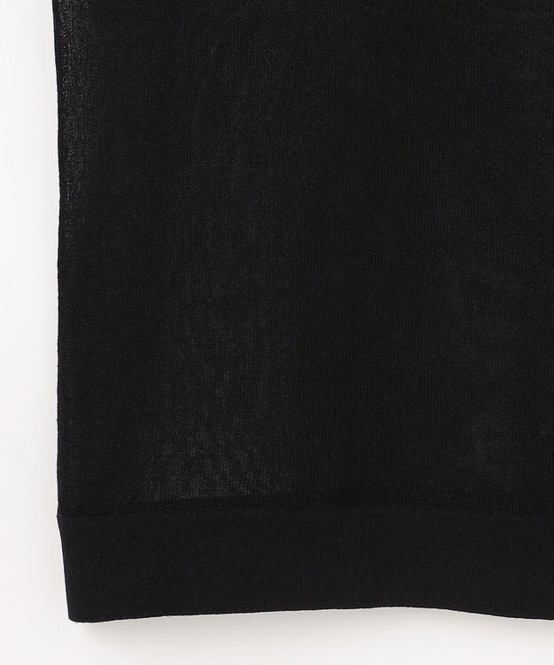 J.PRESS LADIES SHEER LIGHT KNIT ブルゾン ブラック系