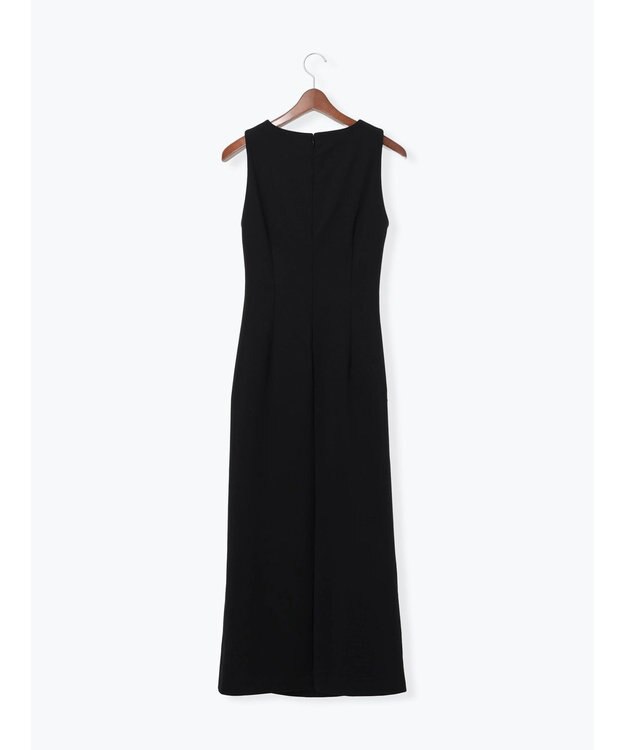 Te chichi ドレープ I ラインワンピース【AOYAMA FASHION ASSOCIATION × Te chichi】 ブラック