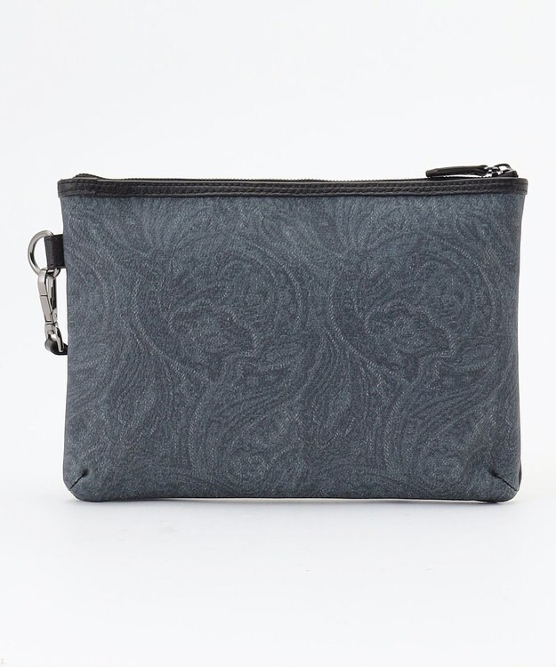 JOSEPH ABBOUD 【軽量/バッグINバッグ付き】ペイズリージャカードトート ネイビー系