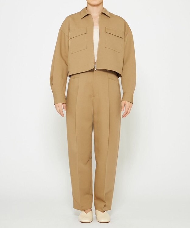 uncrave 【吸水速乾・洗濯機洗い可】エコドライチノ カーブパンツ（uncrave STANDARD） キャメル