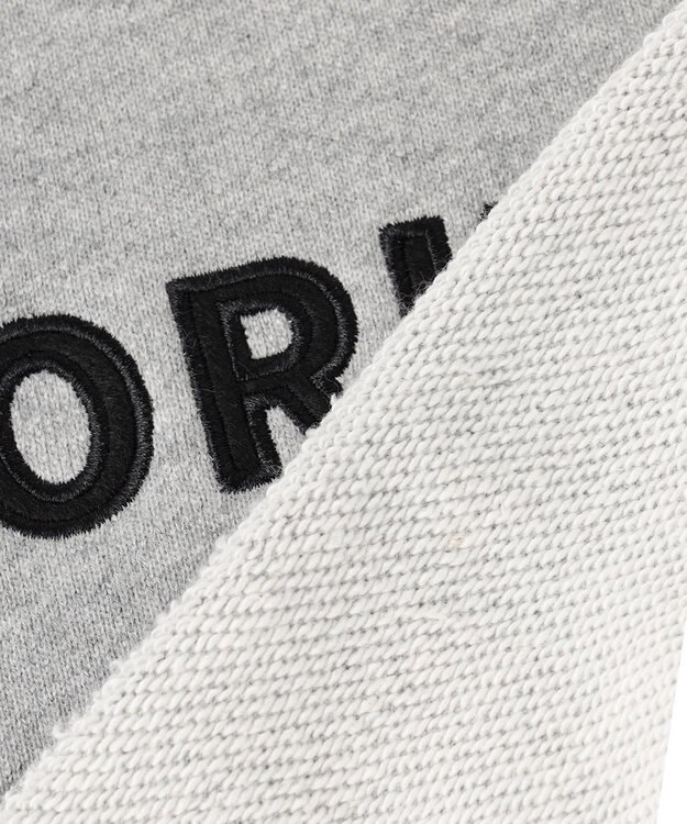 J.PRESS YORK STREET 【UNISEX】裏毛ベーシックロゴ スウェット ライトグレー系