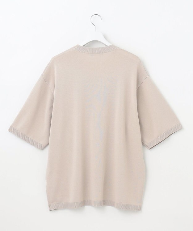 UNFILO MENS 【接触冷感】イージーケア ニット半袖Ｔシャツ [23年春夏商品] アイボリー