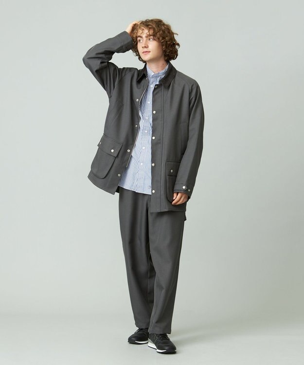 J.PRESS YORK STREET 【UNISEX】UNIVERSAL OVERALL×YORK STREET カバーオールジャケット グレー系