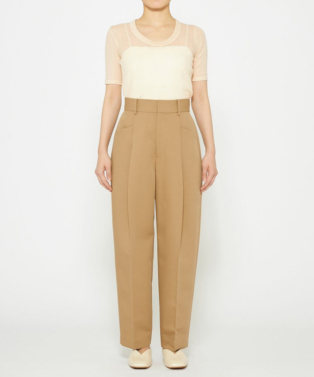 uncrave 【吸水速乾・洗濯機洗い可】エコドライチノ カーブパンツ（uncrave STANDARD） キャメル