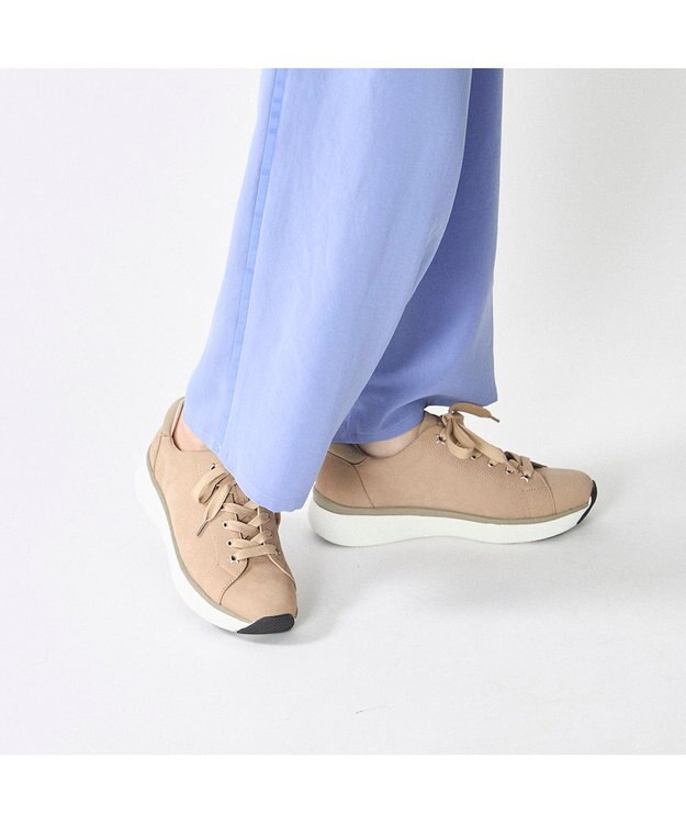 MODE ET JACOMO <MODE ET JACOMO>【軽量】レースアップ厚底スニーカー オークヌバック