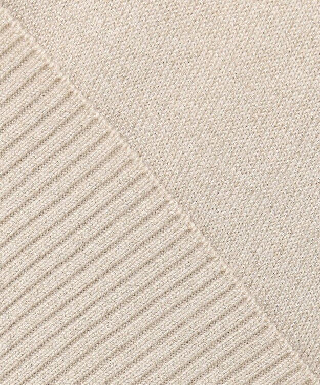 23区 L 【APPLAUDIR】コンパクト ラメカーディガン ベージュ系