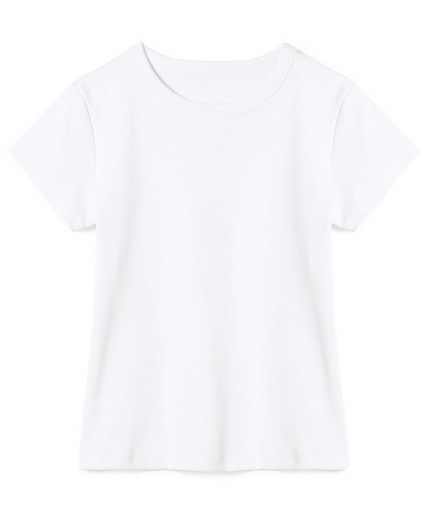 Chacott ソフトリブTシャツ ホワイト