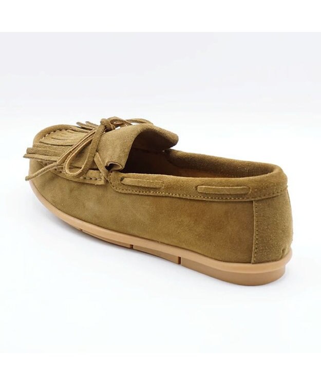 APOM フリンジモカシン15 キャメルスエード