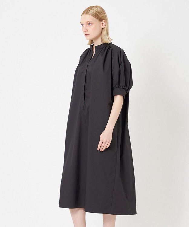 BEIGE， HYDRANGEA / ギャザーワンピース Black