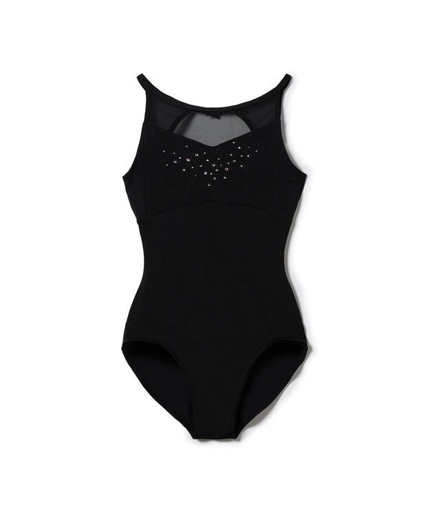 Chacott ノースリーブレオタード ブラック