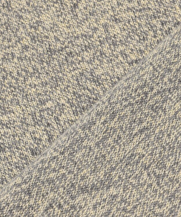 組曲 L コットンカシミヤMIX クルーネックニット ライトグレー系1